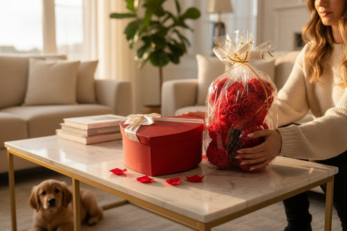 Candle Heart Arrangement