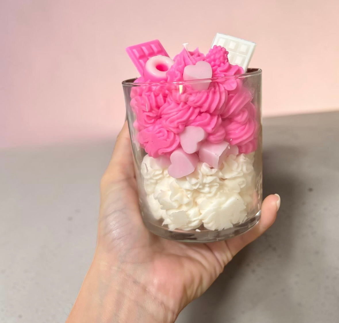 Pink Parfait Candle